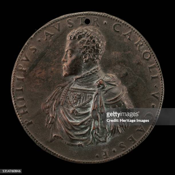 The Future Philip II of Spain as Prince of Austria [obverse], 1548/1549. Artist Leone Leoni.