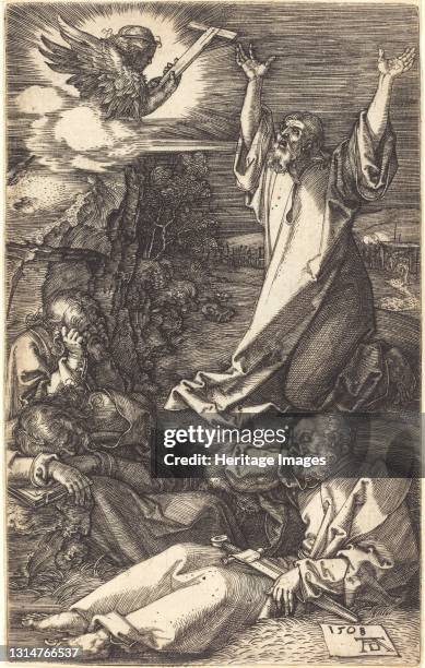 Christ on the Mount of Olives, 1508. Artist Albrecht Durer.