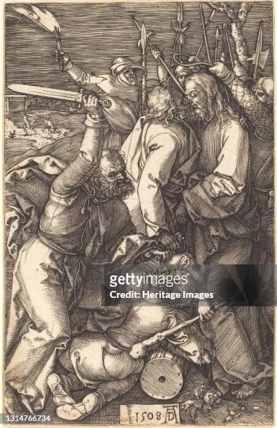 The Betrayal of Christ, 1508. Artist Albrecht Durer.