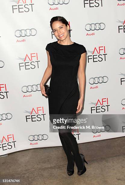 Actress Ana Claudia Talancon arrives at the "Miss Bala" Centerpiece Gala during AFI FEST 2011 presented by Audi at the Egyptian Theatre on November...