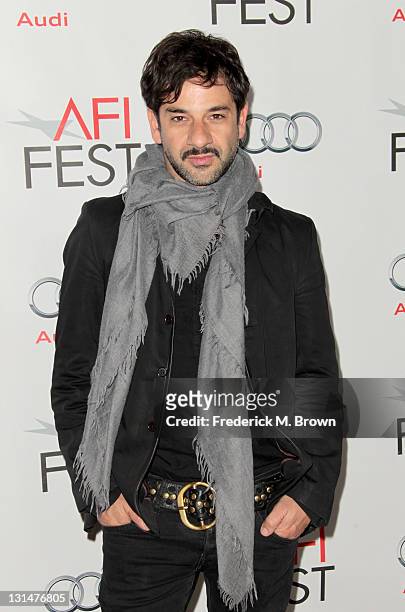 Actor Miguel Rodarte arrives at the "Miss Bala" Centerpiece Gala during AFI FEST 2011 presented by Audi at the Egyptian Theatre on November 4, 2011...