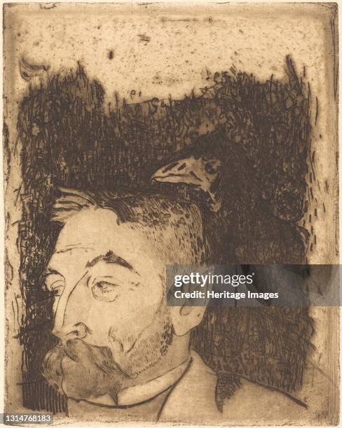 Stéphane Mallarmé, 1891. Artist Paul Gauguin.