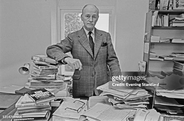 British Army officer Sir Walter Walker , UK, 9th September 1974. He has just joined the anti-Communist group Civil Assistance, a far-right movement...