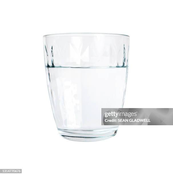 isolated glass of water - drinking glass water stock pictures, royalty-free photos & images