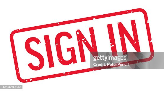 Sign Saying Sign In Sign In Stamp Imprint Seal Template Vector Stock Illustration High-Res ...
