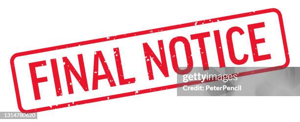 final notice - stamp, imprint, seal template. vector stock illustration - final game stock illustrations