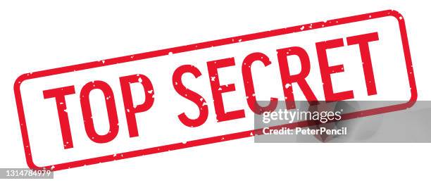 top secret - stempel, impressum, siegel vorlage. vektor-stock-illustration - oberteil stock-grafiken, -clipart, -cartoons und -symbole