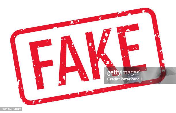 fake - stempel, impressum, siegel vorlage. vektor-stock-illustration - falso stock-grafiken, -clipart, -cartoons und -symbole