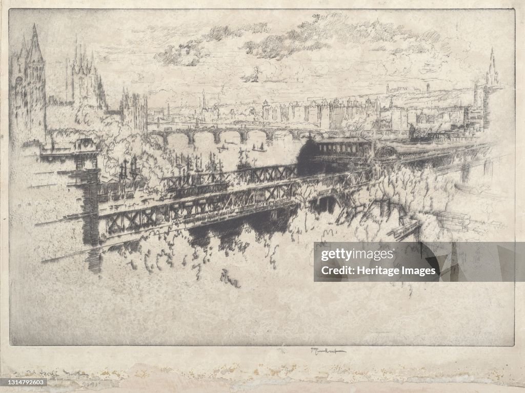London Over Charing Cross Bridge