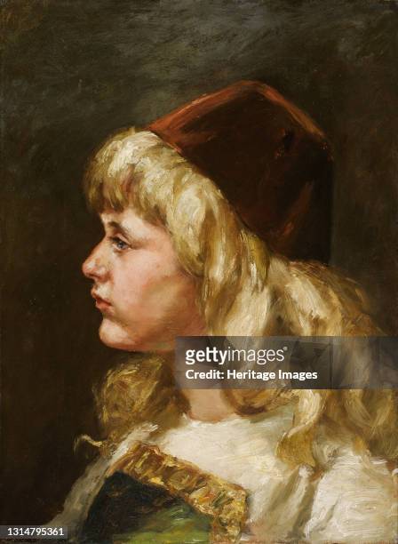Natalie at Seven, 1883. Artist Alice Pike Barney.
