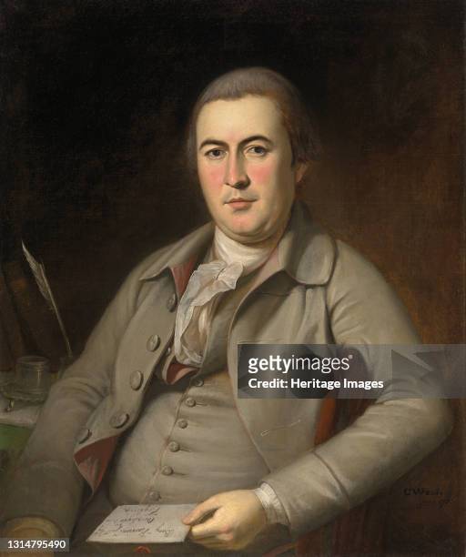 Benjamin Harrison, Jr., 1783. Artist Charles Willson Peale.