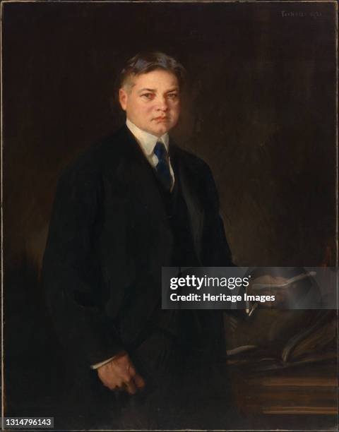 Herbert Hoover, 1921. Artist Edmund Charles Tarbell.