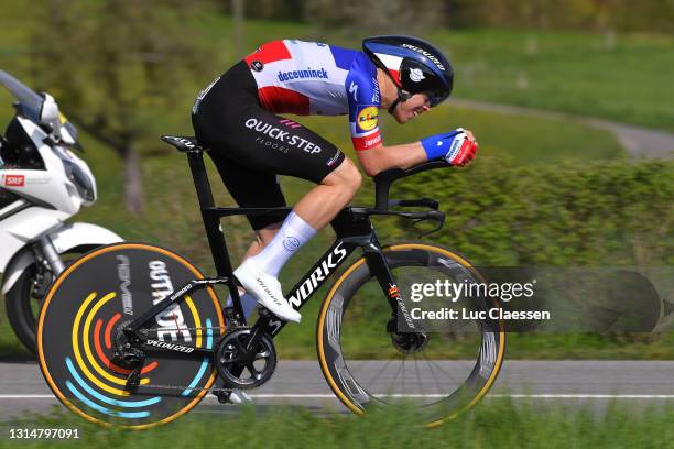 Remi Cavagna of France and Team Deceuninck - Quick-Step during the 74th Tour De Romandie 2021, Prologue a 4,05km Individual Time Trial stage from...