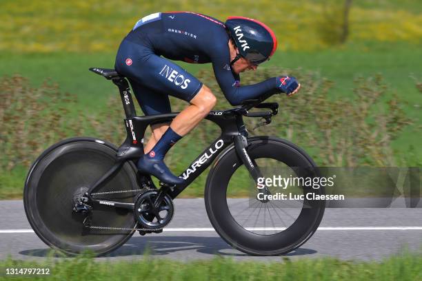 Geraint Thomas of The United Kingdom and Team INEOS Grenadiers during the 74th Tour De Romandie 2021, Prologue a 4,05km Individual Time Trial stage...