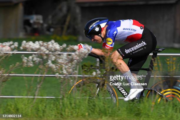Remi Cavagna of France and Team Deceuninck - Quick-Step during the 74th Tour De Romandie 2021, Prologue a 4,05km Individual Time Trial stage from...