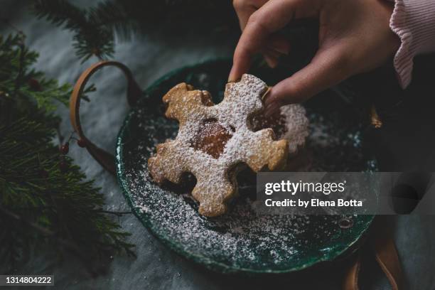 jam cookies - winter jam stock pictures, royalty-free photos & images