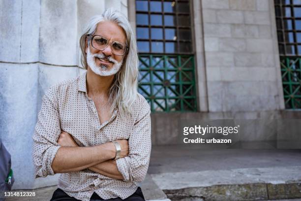 952 Attractive Man With Gray Hair Photos and Premium High Res Pictures -  Getty Images