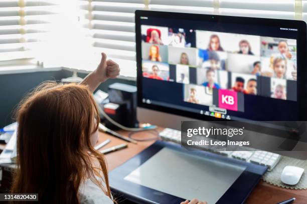 School Lockdown Computer Screen School Lockdown Uk Photos and Premium High Res Pictures - Getty Images
