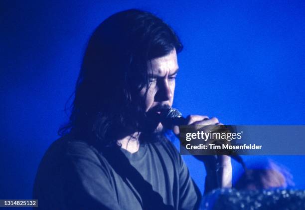 Gibby Haynes of Butthole Surfers performs at the Greek Theatre on June 28, 1996 in Berkeley, California.