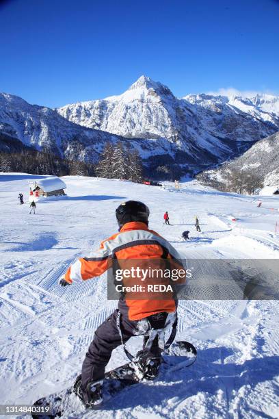 Melezet. Bardonecchia. Piedmont. Italy. Europe.