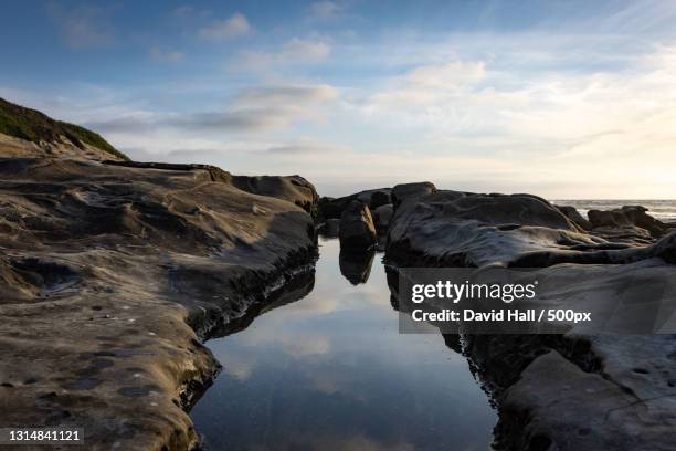 panoramic view of sea against sky,la jolla,united states,usa - san diego landscape stock pictures, royalty-free photos & images