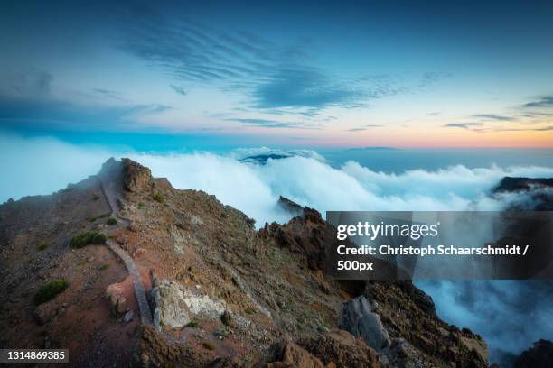 scenic view of mountains against sky during sunset,spanien,spain - spanien stock pictures, royalty-free photos & images