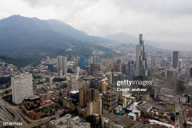 哥倫比亞波哥大航空拍攝 - bogota 個照片及圖片檔