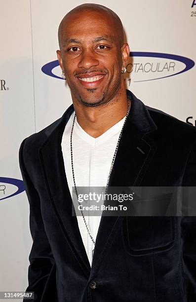 Detroit Lions football player Dennis Northcutt attends 26th Anniversary Sports Spectacular at the Hyatt Regency Century Plaza on May 22, 2011 in...
