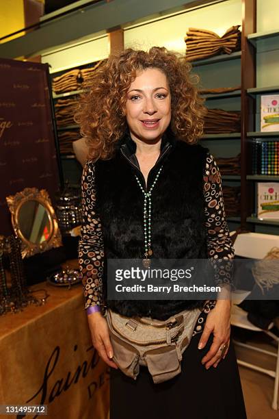 Actress Alex Kingston attends the Kari Feinstein Style Lounge on January 22, 2011 in Park City, Utah.