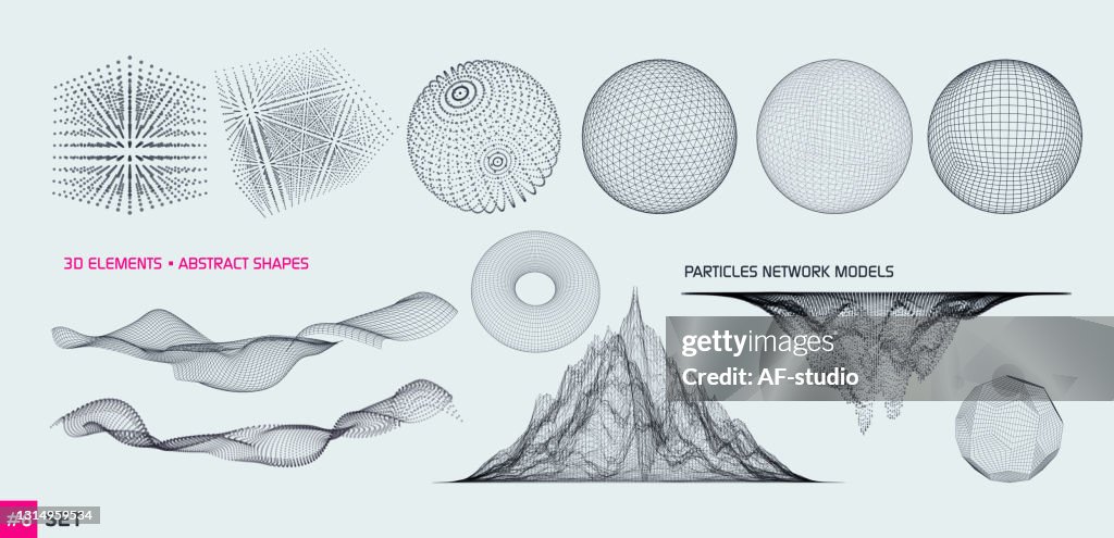 Set of 3D Elements
