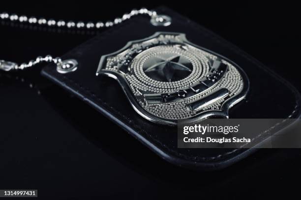 police badge for detective - 保安官 ストックフォトと画像