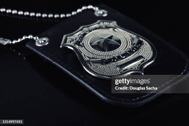 police badge for detective - sheriff - fotografias e filmes do acervo