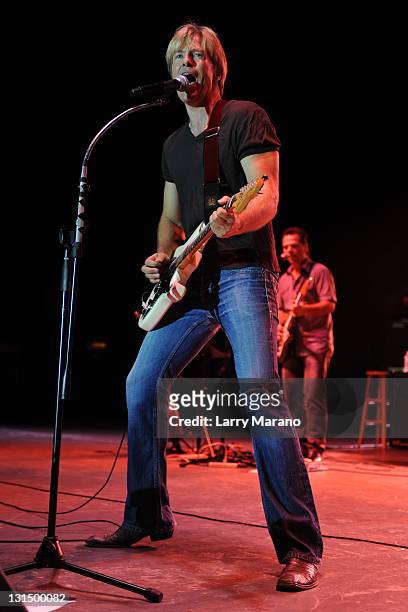 Jack Wagner performs at Mizner Park Amphitheatre on November 4, 2011 in Boca Raton, Florida.