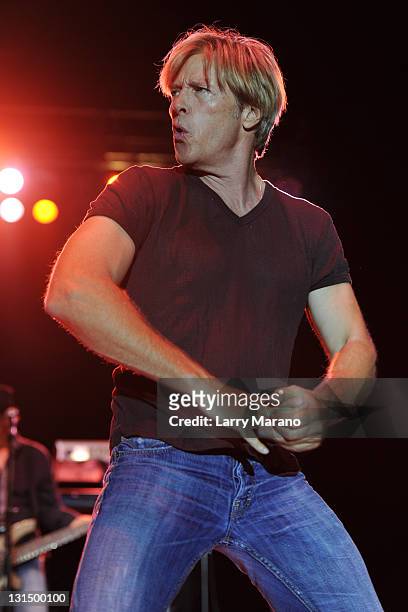 Jack Wagner performs at Mizner Park Amphitheatre on November 4, 2011 in Boca Raton, Florida.