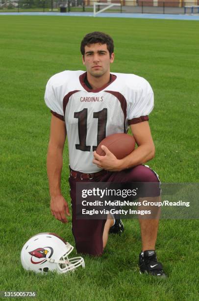 Photo Ryan McFadden 2009 Fall football preview shots at Muhlenberg; central catholic 11 Joey DiCerchio