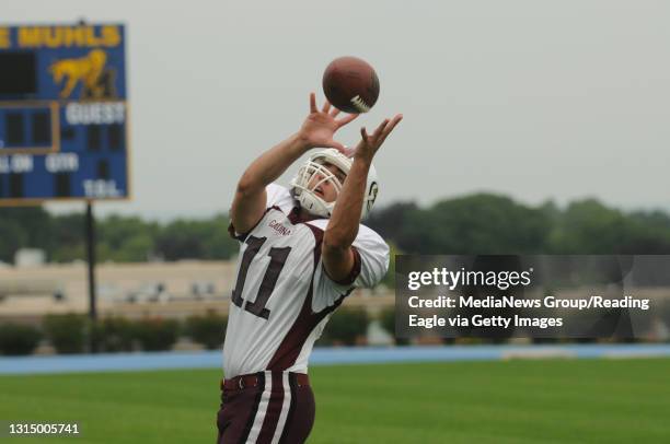 Photo Ryan McFadden 2009 Fall football preview shots at Muhlenberg; central catholic 11 Joey DiCerchio