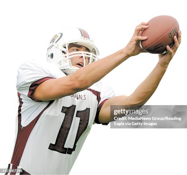 Photo Ryan McFadden 2009 Fall football preview shots at Muhlenberg; central catholic 11 Joey DiCerchio