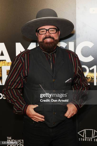 Andrew Farriss attends the 2021 APRA Music Awards on April 28, 2021 in Sydney, Australia.