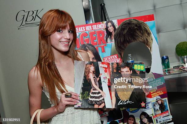 Bella Thorne attends the GBK Kid's Choice Awards 2011 Gift Lounge at the SLS Hotel on April 1, 2011 in Beverly Hills, California.