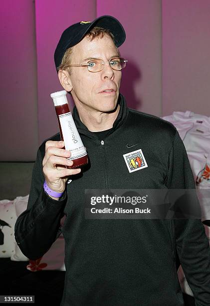 Actor Greg Germann poses at Little Black Dress Wines at Kari Feinstein Golden Globes Style Lounge held at Zune LA on January 9, 2009 in Los Angeles,...