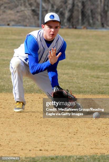 Photo by Harold Hoch - BASE Kutztown at Oley Valley - The Kutztown Cougars visited the Oley Valley Lynx at Robert Rentschler Memorial Field which had...