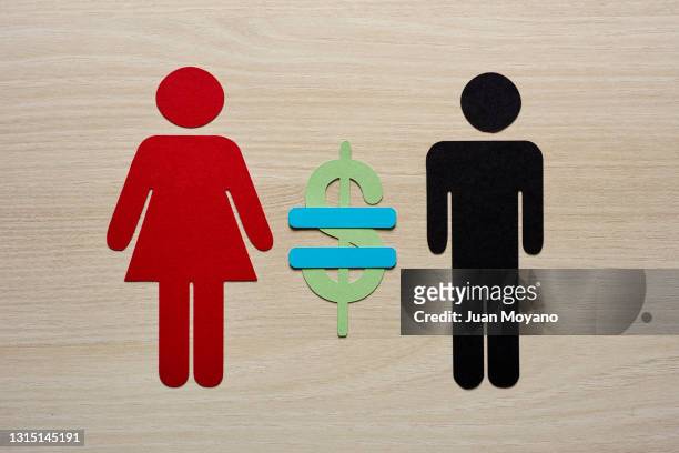 equal pay for equal work - gender pay gap bildbanksfoton och bilder