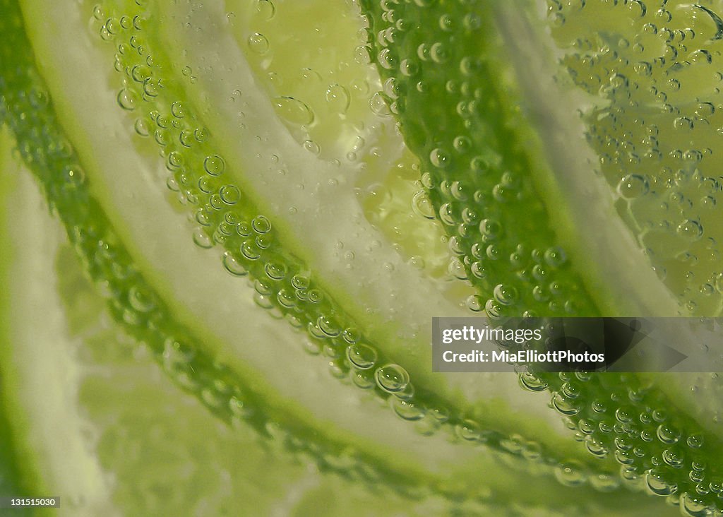 Slices of lime