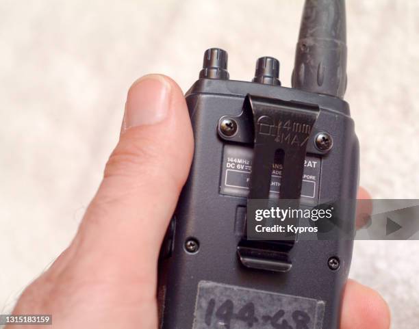 walkie-talkies - cb funk stock-fotos und bilder