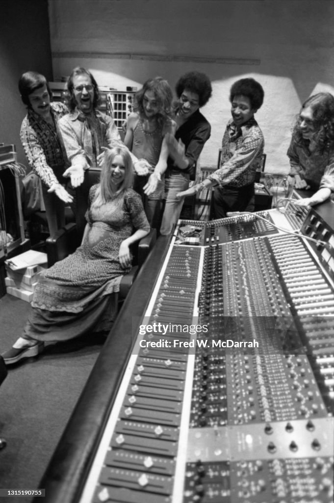 Electric Lady Lab Portrait of, standing from left, American studio manager Jim Marron ...