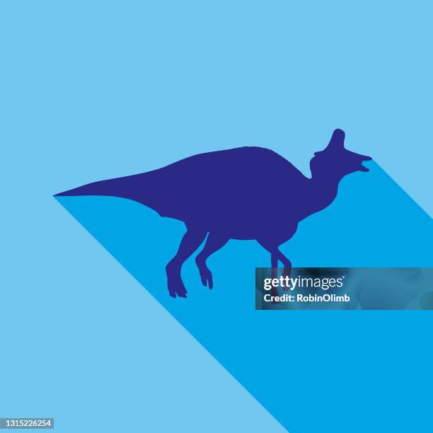 corythosaurus icon - corythosaurus stock illustrations