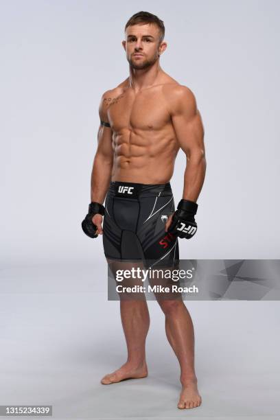 Cody Stamann poses for a portrait during a UFC photo session on April 28, 2021 in Las Vegas, Nevada.