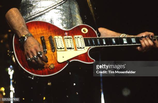 Ace Frehley of Kiss performs at Arco Arena on August 28, 1996 in Sacramento, California.