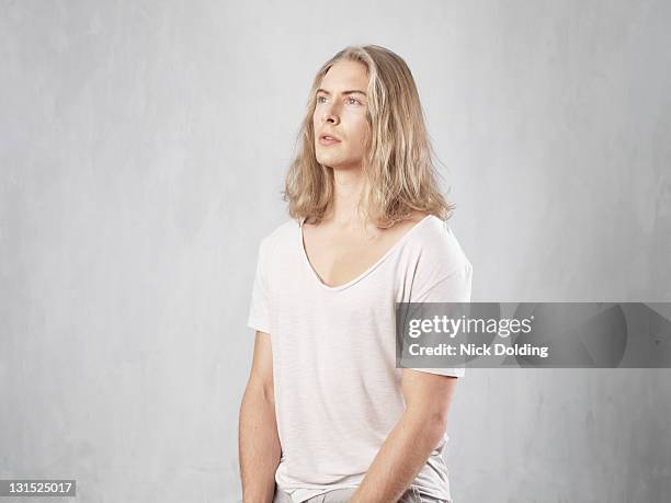 light160 - long hair man stock pictures, royalty-free photos & images