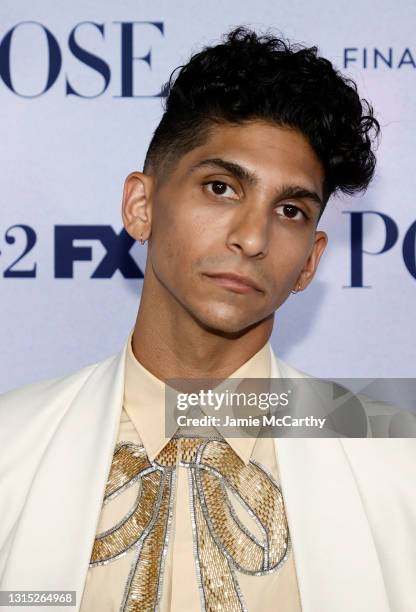 Angel Bismark Curiel attends the FX's "Pose" Season 3 New York Premiere at Jazz at Lincoln Center on April 29, 2021 in New York City.